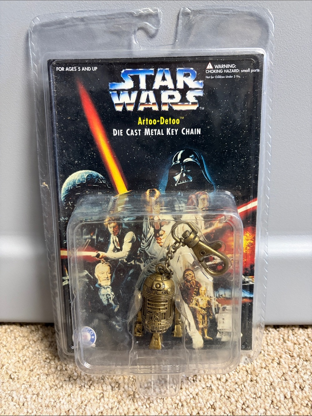 Star Wars Bronze R2-D2 Die Cast Key Chain - Bronze Finish